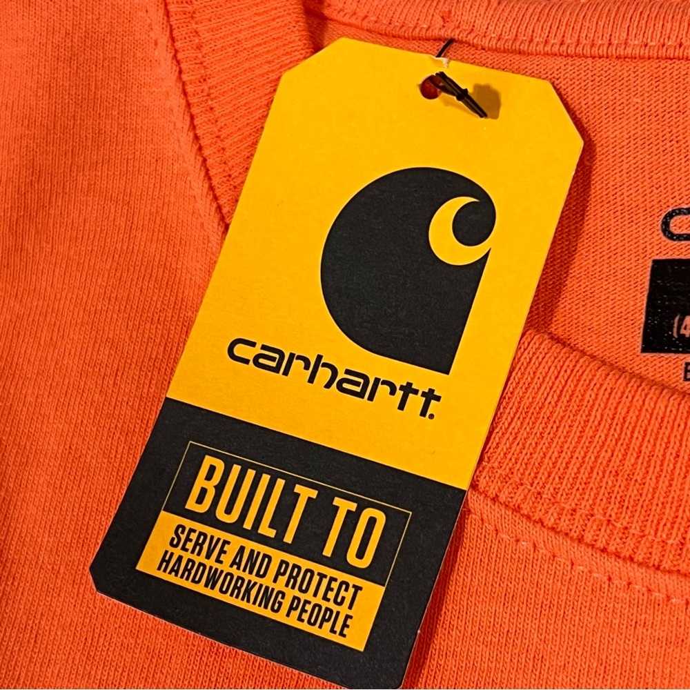 Carhartt NWT Women's small loose fit heavy weight short sleeve pocket shirt - Picture 7 of 11